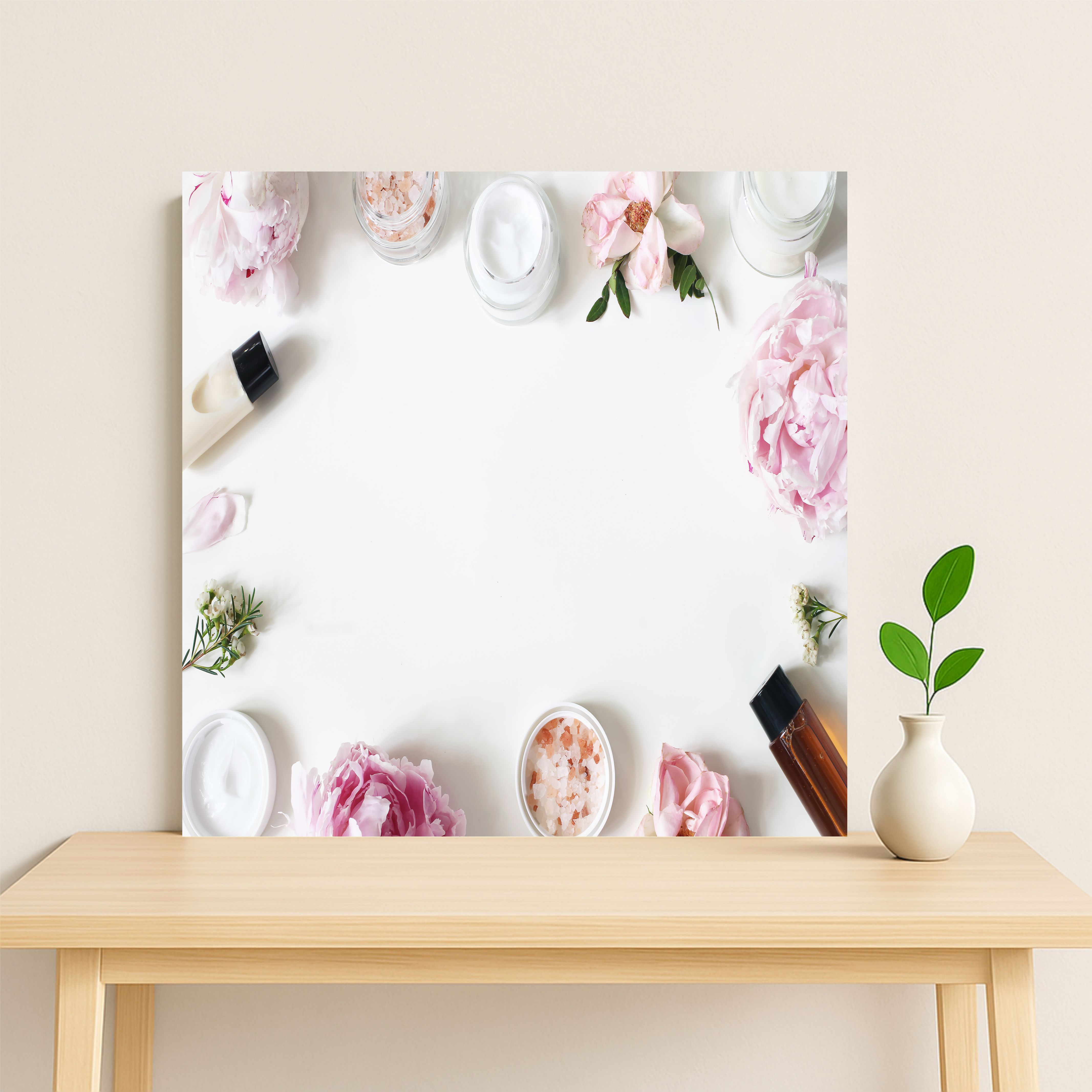 بک‌دراپ طرح زمینه آرایشی و بهداشتی