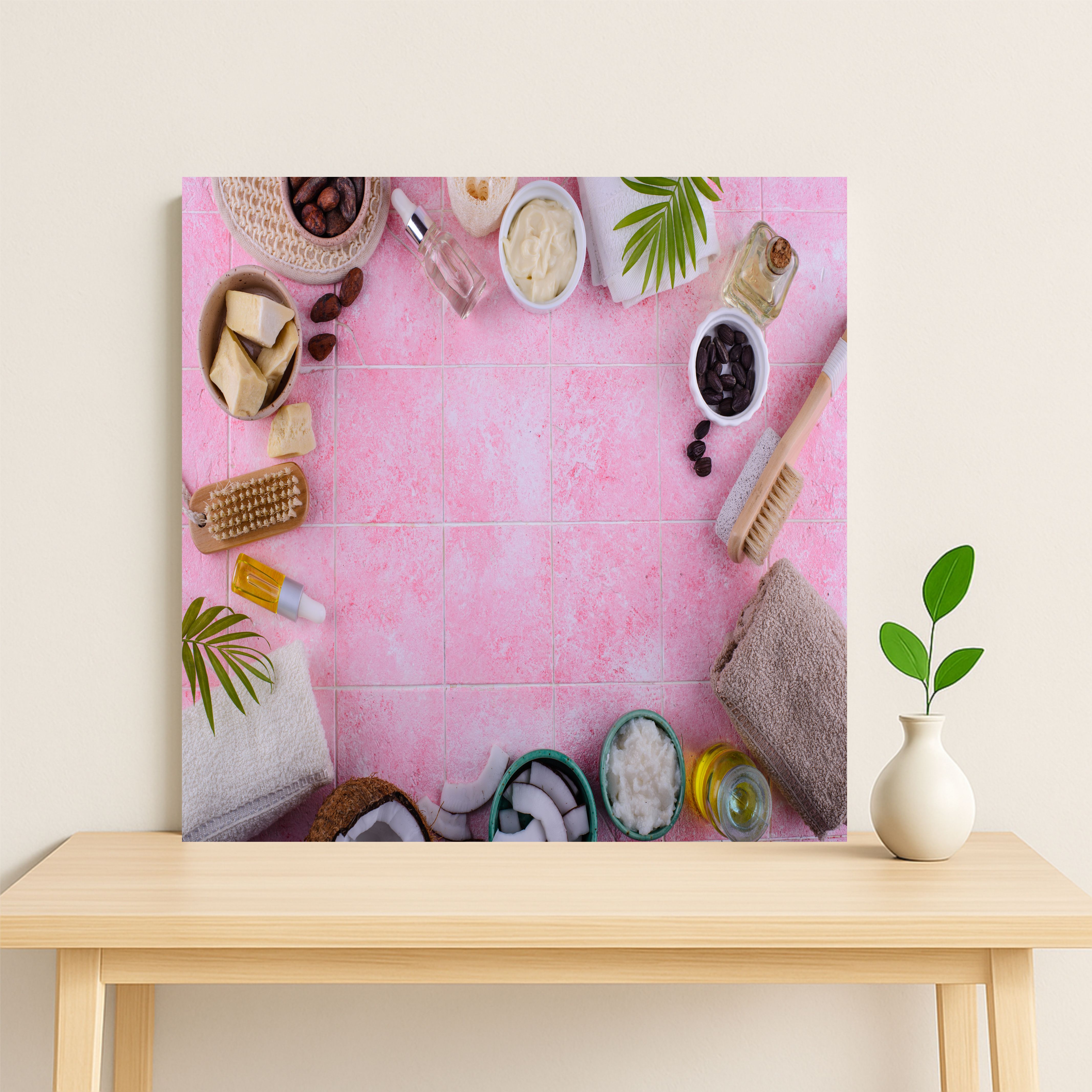 بک‌دراپ طرح زمینه آرایشی و بهداشتی