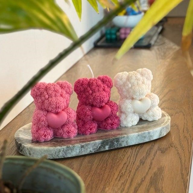 شمع مدل تدی قلبی